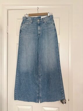 Rag & Bone Sofie Featherweight High Waist Ankle Wide Leg Jeans✨NWT $278 Sz 27